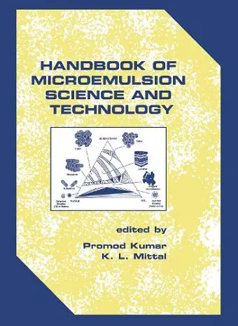 Handbook of Microemulsion Science and Technology cover