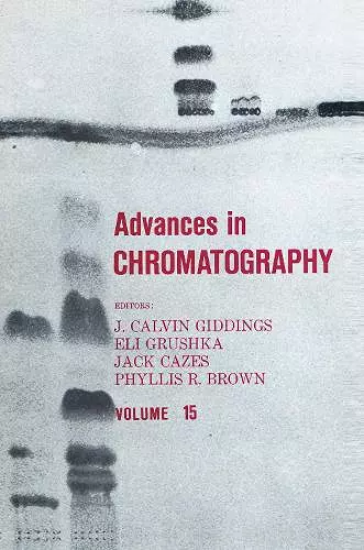 Advances in Chromatography cover