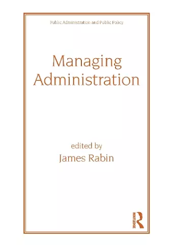 Managing Administration cover