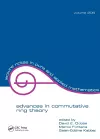 Advances in Commutative Ring Theory cover