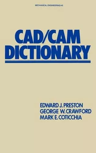 CAD/CAM Dictionary cover