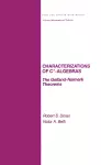 Characterizations of C* Algebras cover