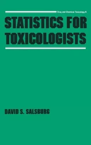 Statistics for Toxicologists cover