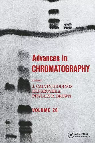 Advances in Chromatography cover