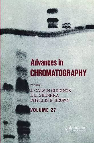 Advances in Chromatography cover