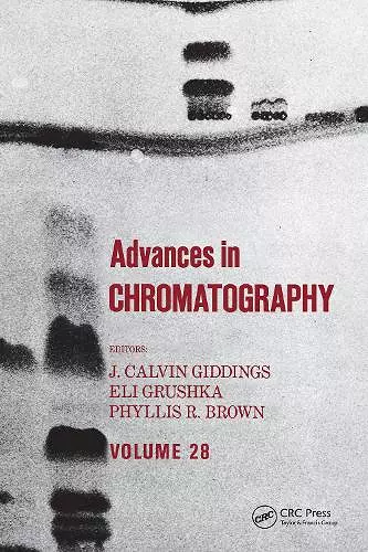 Advances in Chromatography cover