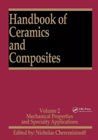 Handbook of Ceramics and Composites cover