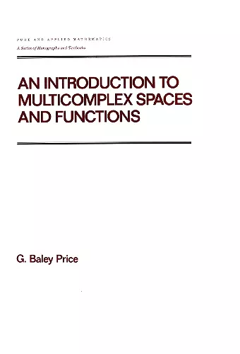 An Introduction to Multicomplex SPates and Functions cover