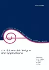 Combinatorial Designs and Applications cover