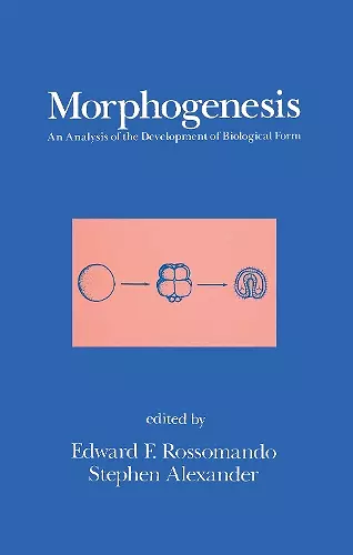 Morphogenesis cover