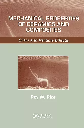 Mechanical Properties of Ceramics and Composites cover