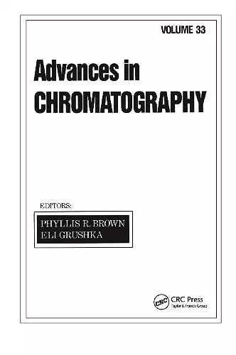 Advances in Chromatography cover