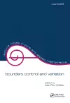 Boundary Control and Variation cover