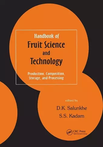 Handbook of Fruit Science and Technology cover