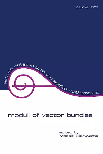 Moduli of Vector Bundles cover