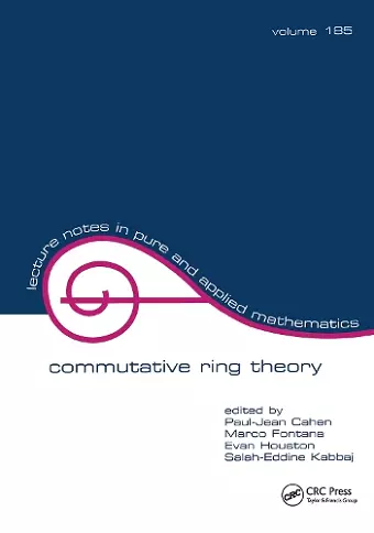 Commutative Ring Theory cover