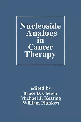 Nucleoside Analogs in Cancer Therapy cover