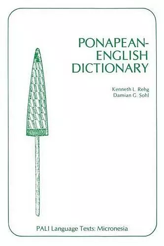 Ponapean-English Dictionary cover