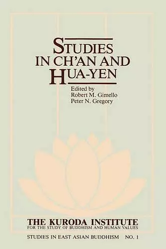 Studies in Ch'an and Hua-Yen cover