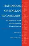 Handbook of Korean Vocabulary cover