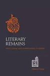 Literary Remains cover