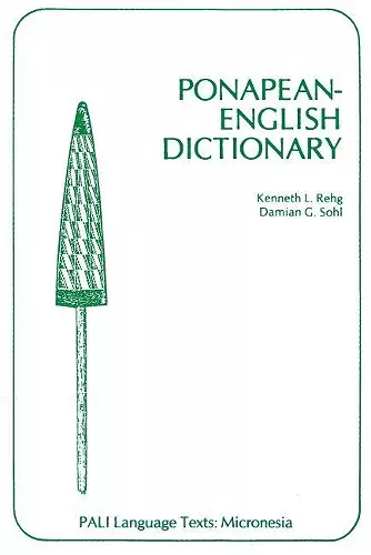 Ponapean-English Dictionary cover