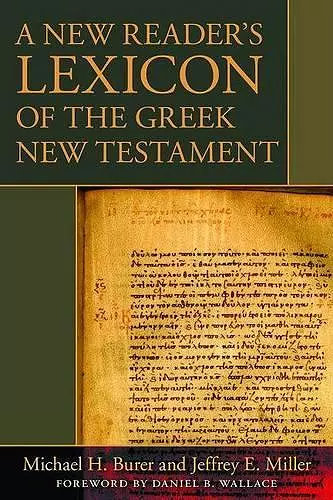 A New Reader's Lexicon of the Greek New Testament cover