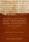 The Text of the Earliest New Testament Greek Man – Volume 2, Papyri 75–139 and Uncials cover