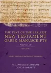 The Text of the Earliest New Testament Greek Man – Papyri 1–72 cover