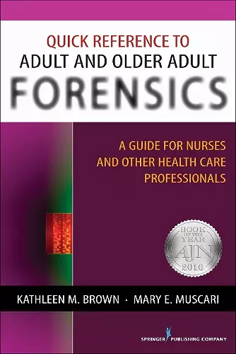 Quick Reference to Adult and Older Adult Forensics cover