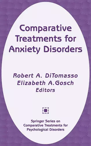 Comparative Treatments for Anxiety Disorders cover