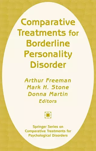 Comparative Treatments for Borderline Personality Disorder cover