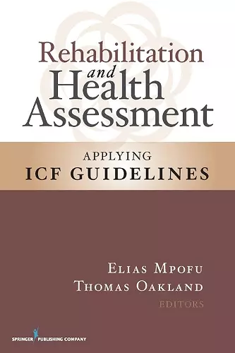 Rehabilitation and Health Assessment cover