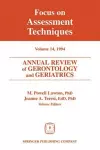 Annual Review of Gerontology and Geriatrics 14; Focus on Assessment Techniques cover