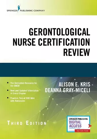 Gerontological Nurse Certification Review, Third Edition cover