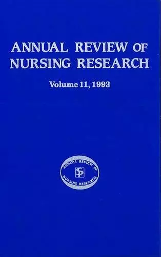 Annual Review of Nursing Research, Volume 11, 1993 cover