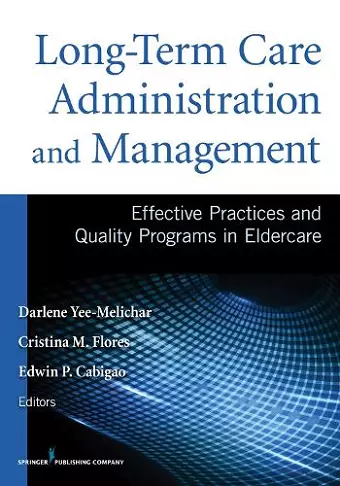 Long-Term Care Administration and Management cover