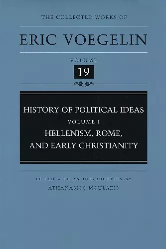 History of Political Ideas (CW19) cover