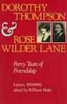 Dorothy Thompson and Rose Wilder Lane cover