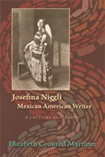 Josefina Niggli, Mexican American Writer cover