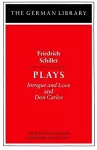 Plays: Friedrich Schiller cover