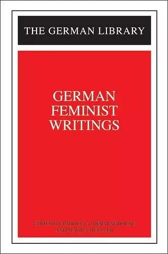 German Feminist Writings cover