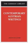 Contemporary Austrian Writings cover