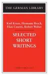 Selected Short Writings cover