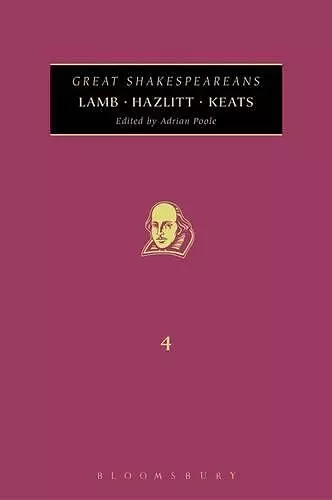 Lamb, Hazlitt, Keats cover