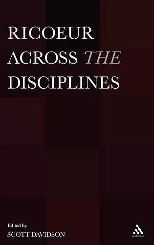 Ricoeur Across the Disciplines cover