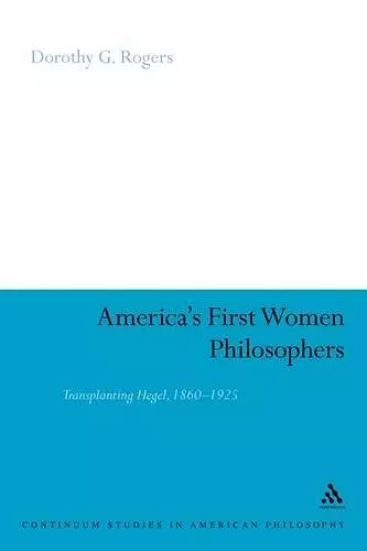 America's First Women Philosophers cover