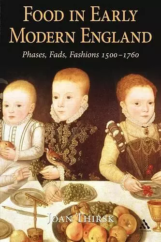 Food in Early Modern England cover