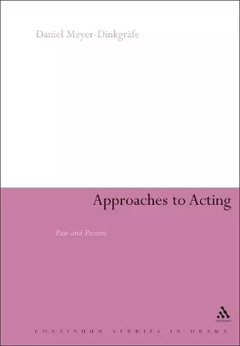 Approaches to Acting cover