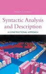 Syntactic Analysis and Description cover
